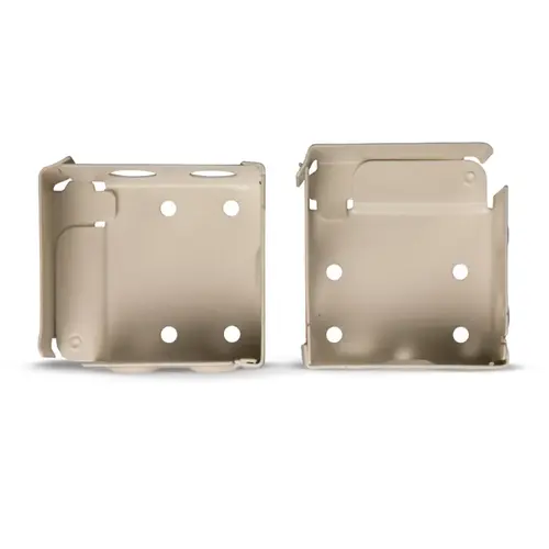 Cordless Faux Wood Blind Bracket set White Cordless Faux Wood Blind Bracket set White