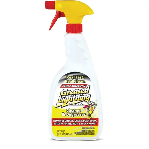 Greased Lightning Cleaner & Degreaser 32 oz Spray Bottle Greased Lightning Cleaner & Degreaser 32 oz Spray Bottle