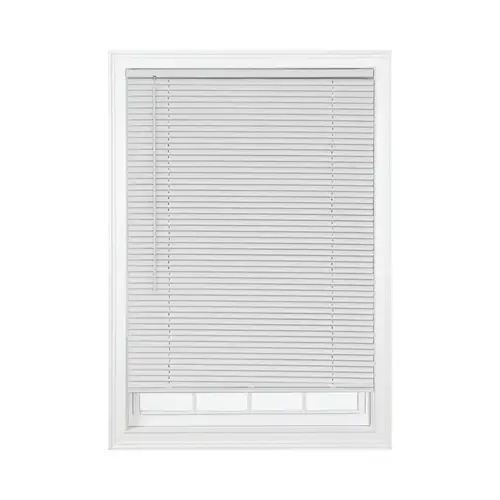 Project Source Cordless 1-in White Vinyl Light Filtering Mini-Blind 35-in x 72-in Project Source Cordless 1-in White Vinyl Light Filtering Mini-Blind 35-in x 72-in