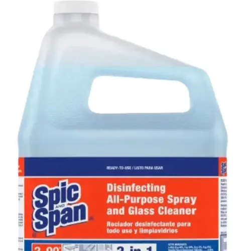 Spic and Span Professional Disinfecting 3-in-1 All-Purpose Spray and Glass Cleaner 1-Gallon Refill, Case of 3 Spic and Span Professional Disinfecting 3-in-1 All-Purpose Spray and Glass Cleaner 1-Gallon Refill, Case of 3