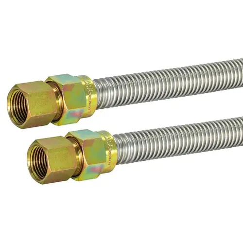 4Ft Stainless Steel Flexible Appliance Gas Connector 4Ft Stainless Steel Flexible Appliance Gas Connector