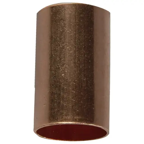 Copper Coupling without Stop 1/4" O.D. (1/8" I.D.) Copper Coupling without Stop 1/4" O.D. (1/8" I.D.)