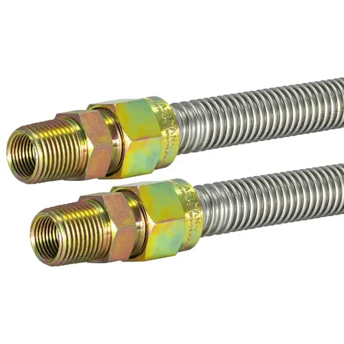 4Ft Stainless Steel Flexible Appliance Gas Connector 4Ft Stainless Steel Flexible Appliance Gas Connector
