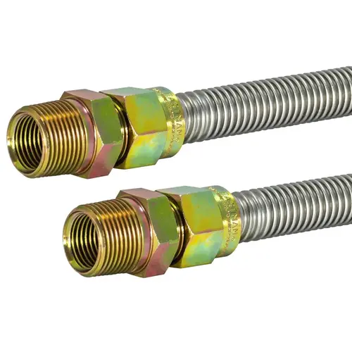 4Ft Stainless Steel Flexible Appliance Gas Connector 4Ft Stainless Steel Flexible Appliance Gas Connector