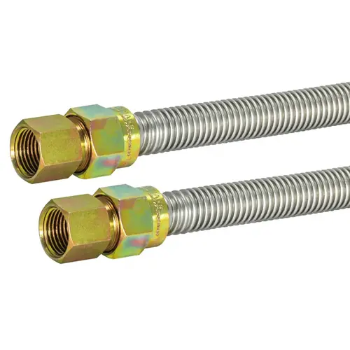 5-Ft Stainless Steel Flexible Appliance Gas Connector 5-Ft Stainless Steel Flexible Appliance Gas Connector