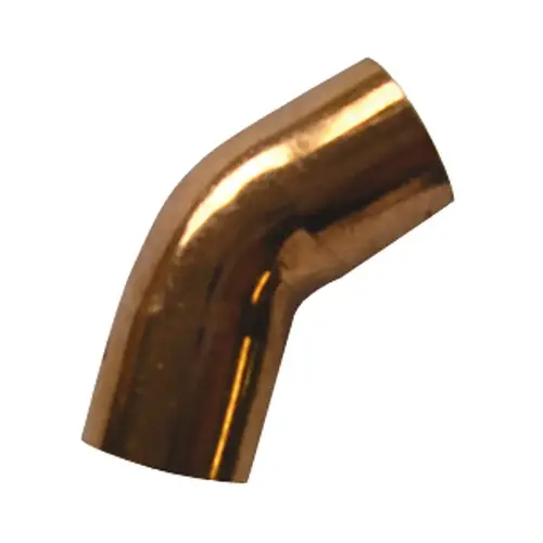 Copper 45 degree Elbow 3/8"O.D. (1/4" I.D.) Copper 45 degree Elbow 3/8"O.D. (1/4" I.D.)