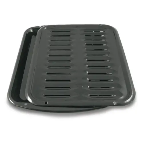Stick-free Porcelain/Aluminum Broiler Pan Stick-free Porcelain/Aluminum Broiler Pan
