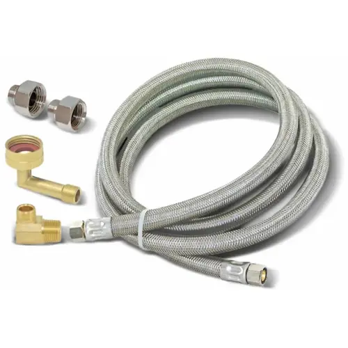 Eastman 8-Ft Stainless Steel Dishwasher Connector Eastman 8-Ft Stainless Steel Dishwasher Connector