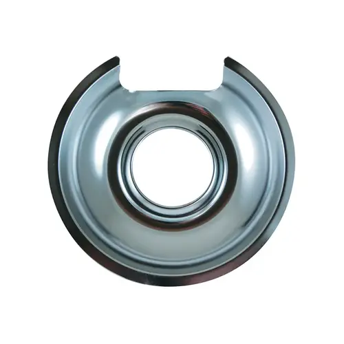 Chrome-plated 8-in Universal Drip Pan, Pack of 6 Chrome-plated 8-in Universal Drip Pan, Pack of 6