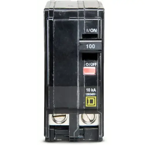 Square D QO 100A 2-Pole Standard-Trip Circuit Breaker Square D QO 100A 2-Pole Standard-Trip Circuit Breaker