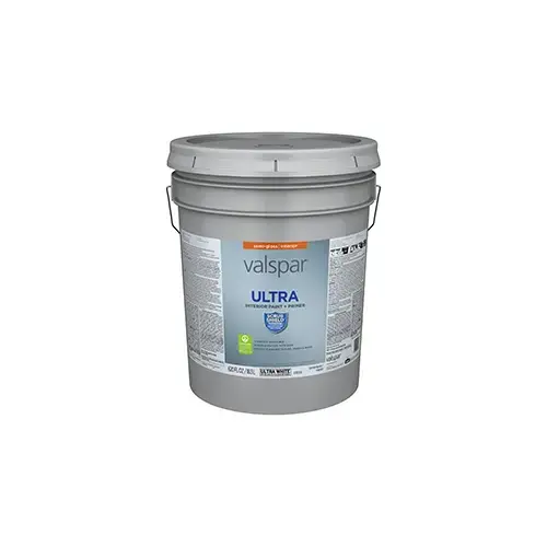 Valspar Ultra Interior Paint Semi-Gloss Ultra White/Base A Five Gallons 8001-47A Valspar Ultra Interior Paint Semi-Gloss Ultra White/Base A Five Gallons 8001-47A
