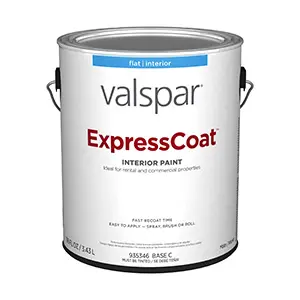 Valspar Express Coat Interior Paint Flat/Matte Base C One Gallon 2010-10 8111732010-10 Valspar Express Coat Interior Paint Flat/Matte Base C One Gallon 2010-10 8111732010-10