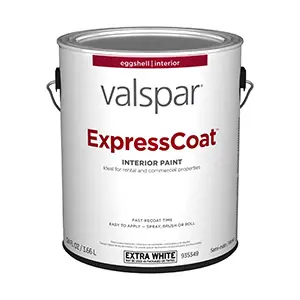Valspar Express Coat Interior Paint Eggshell Extra White One Gallon 1003-1C 8111751003-1C Valspar Express Coat Interior Paint Eggshell Extra White One Gallon 1003-1C 8111751003-1C