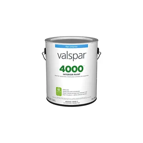 Valspar 4000 Interior Paint Flat/Matte Base C/Neutral One Gallon SW7611 Valspar 4000 Interior Paint Flat/Matte Base C/Neutral One Gallon SW7611