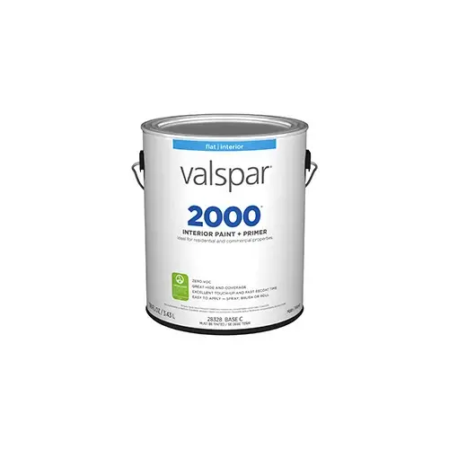 Valspar 2000 Interior Paint Flat/Matte Base C/Neutral One Gallon 2007-7C Valspar 2000 Interior Paint Flat/Matte Base C/Neutral One Gallon 2007-7C