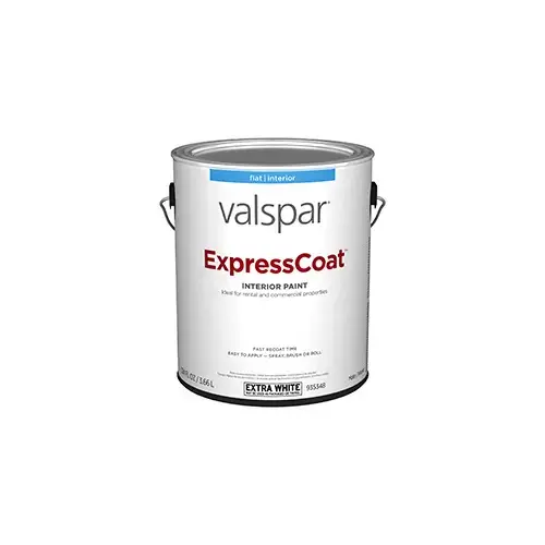 Valspar Express Coat Interior Paint Flat/Matte Extra White One Gallon 8003-12B Valspar Express Coat Interior Paint Flat/Matte Extra White One Gallon 8003-12B