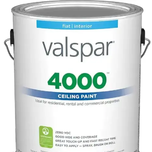 Valspar Contractor Coat Flat White Latex Interior Paint, 1-Gallon Valspar Contractor Coat Flat White Latex Interior Paint, 1-Gallon