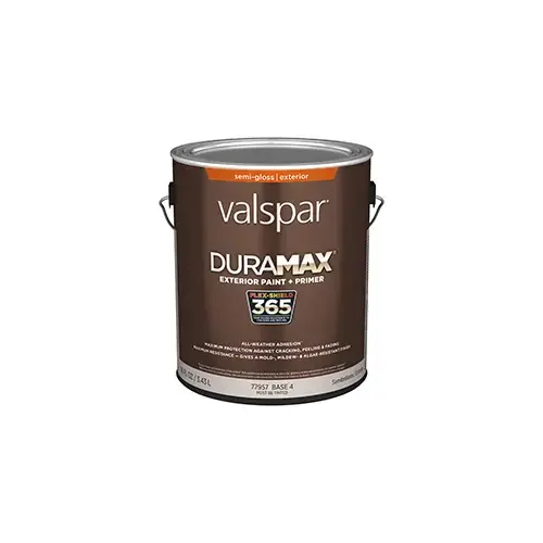 Valspar Duramax Exterior Paint Semi-Gloss Base 4 One Gallon HGSW2074 Valspar Duramax Exterior Paint Semi-Gloss Base 4 One Gallon HGSW2074