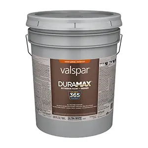 Valspar Duramax Exterior Paint Semi-Gloss Ultra White/Base 1 Five Gallons HGSW6652 811229HGSW6652