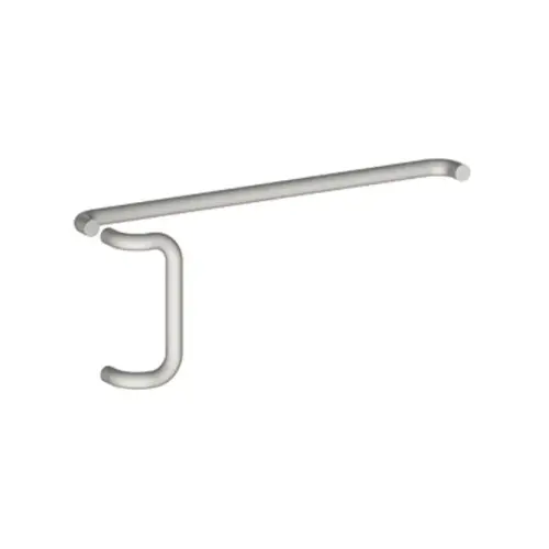 33" Door Pulls, Push and Pull Plates Satin Aluminum Clear Anodized 33" Door Pulls, Push and Pull Plates Satin Aluminum Clear Anodized