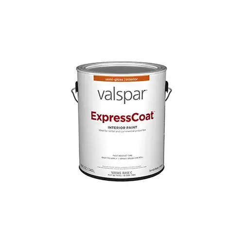 Valspar Express Coat Interior Paint Semi-Gloss Base C One Gallon 5008-10B Valspar Express Coat Interior Paint Semi-Gloss Base C One Gallon 5008-10B