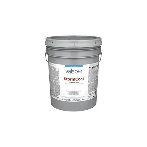Valspar Stormcoat Exterior Paint Flat/Matte White Base/Pastel Five Gallons 3007-6B Valspar Stormcoat Exterior Paint Flat/Matte White Base/Pastel Five Gallons 3007-6B