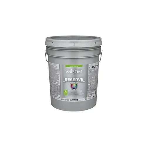 Valspar Reserve Interior Paint Satin Ultra White Five Gallons 3005-10C Valspar Reserve Interior Paint Satin Ultra White Five Gallons 3005-10C