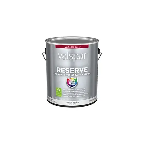 Valspar Reserve Interior Paint Eggshell Base B One Gallon 2002-9B Valspar Reserve Interior Paint Eggshell Base B One Gallon 2002-9B