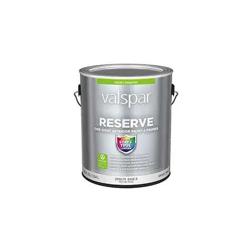 Valspar Reserve Interior Paint Satin Base B One Gallon 3007-10A Valspar Reserve Interior Paint Satin Base B One Gallon 3007-10A