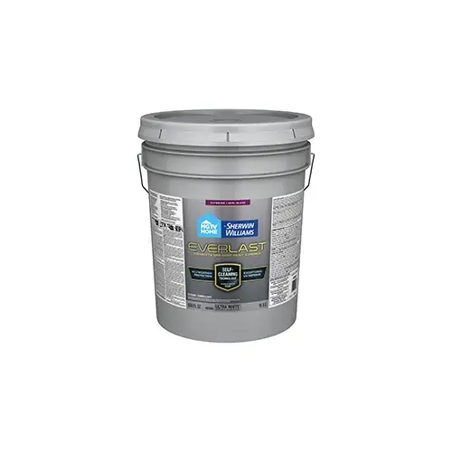 HGTV Home by Sherwin-Williams Everlast Exterior Paint Semi-Gloss Ultra White/Base 1 Five Gallons HGSW2344 HGTV Home by Sherwin-Williams Everlast Exterior Paint Semi-Gloss Ultra White/Base 1 Five Gallons HGSW2344