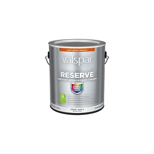 Valspar Reserve Interior Paint Semi-Gloss Base B One Gallon 2008-8A Valspar Reserve Interior Paint Semi-Gloss Base B One Gallon 2008-8A