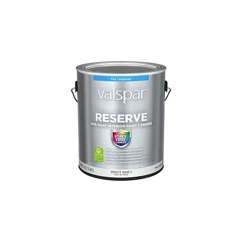 Valspar Reserve Interior Paint Flat/Matte Base C One Gallon 3004-1B Valspar Reserve Interior Paint Flat/Matte Base C One Gallon 3004-1B