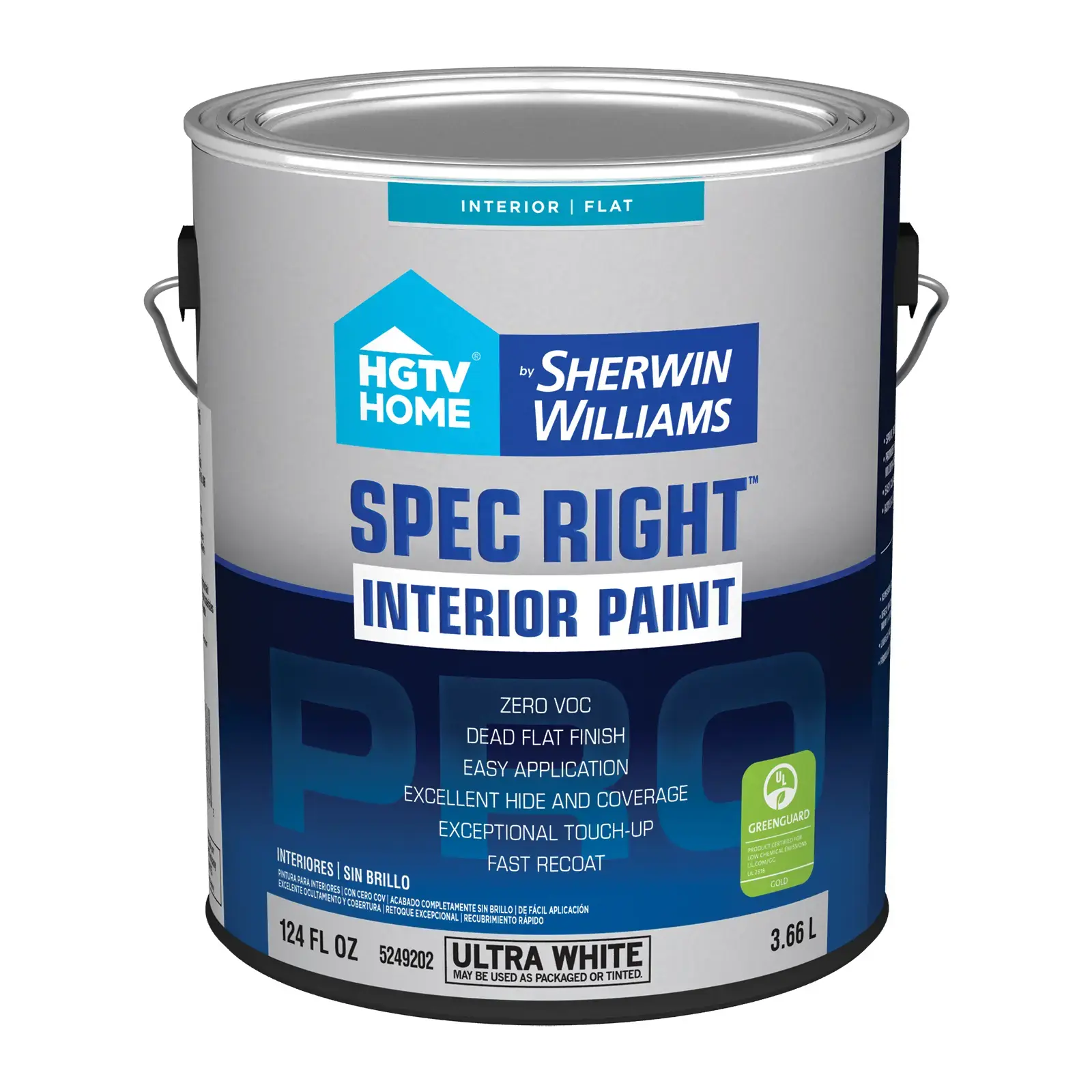 HGTV Home by Sherwin-Williams HGTV Home By Sherwin-Williams Spec Right Interior Paint Dead Flat Ultra White One Gallon 5003-7C 8117265003-7C HGTV Home by Sherwin-Williams HGTV Home By Sherwin-Williams Spec Right Interior Paint Dead Flat Ultra White One Gallon 5003-7C 8117265003-7C