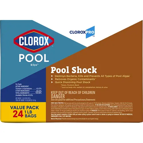 Pool Shock 24 lbs - pack of 24 Pool Shock 24 lbs - pack of 24