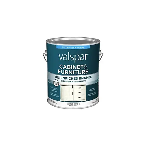 Valspar Cabinet & Furniture Interior/Exterior Paint Flat/Matte Base C One Gallon HGSW6018 Valspar Cabinet & Furniture Interior/Exterior Paint Flat/Matte Base C One Gallon HGSW6018