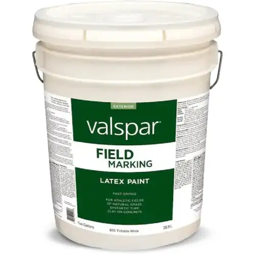 Valspar Field White Latex Marking Paint, 5-Gallon Valspar Field White Latex Marking Paint, 5-Gallon