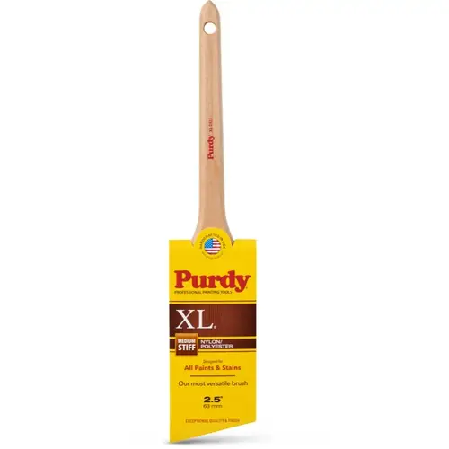 Purdy XL 2-1/2-in Reusable Nylon/Polyester Blend Angle General Purpose Brush Purdy XL 2-1/2-in Reusable Nylon/Polyester Blend Angle General Purpose Brush