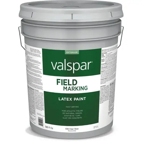 Valspar Field Clear Base Latex Marking Paint, 5-Gallon Valspar Field Clear Base Latex Marking Paint, 5-Gallon