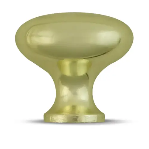 Solid Cabinet Knob Polished Brass 1-1/8" Solid Cabinet Knob Polished Brass 1-1/8"