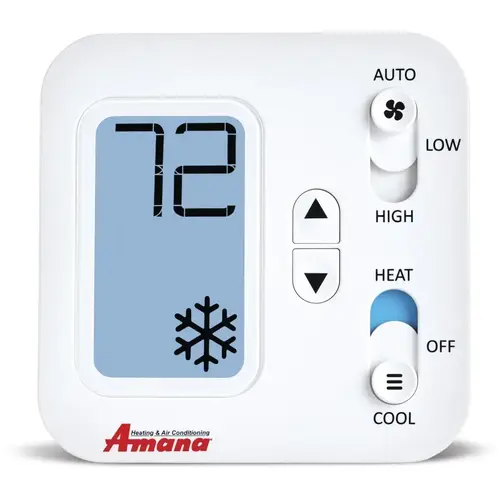 Amana Digital Non-Programable 24V (Wired) Thermostat, PTAC Compatible Amana Digital Non-Programable 24V (Wired) Thermostat, PTAC Compatible
