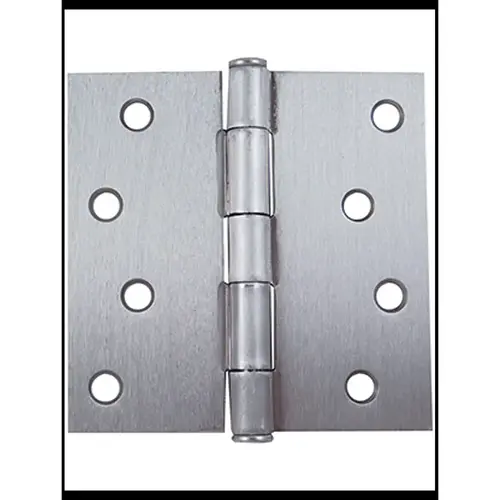 Door Hinge Square Corner 4" Satin Nickel Door Hinge Square Corner 4" Satin Nickel