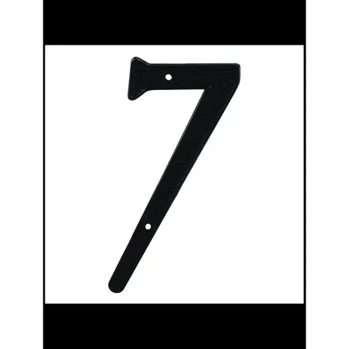 4" Numbers Black "7" - pack of 5 4" Numbers Black "7" - pack of 5