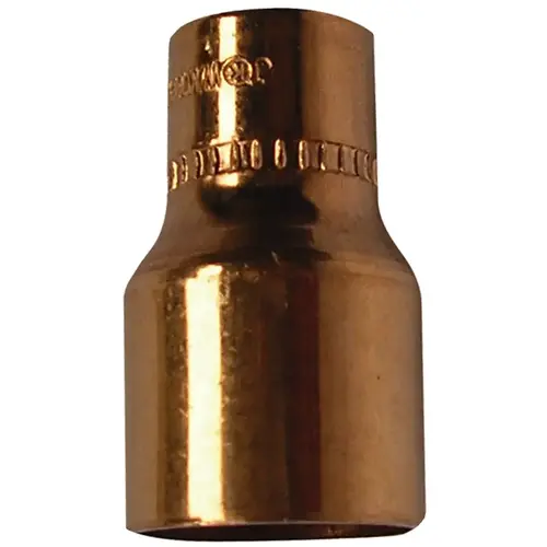 Copper Reducer 3/8" x 1/4" O.D. (1/4" x 1/8" I.D. Nom) Copper Reducer 3/8" x 1/4" O.D. (1/4" x 1/8" I.D. Nom)