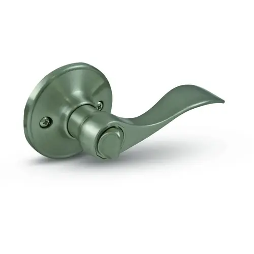 Wave Privacy Lever Satin Nickel Wave Privacy Lever Satin Nickel