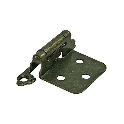 1-5/8" Flush Mount Self-Closing Hinges Antique Brass 1-5/8" Flush Mount Self-Closing Hinges Antique Brass