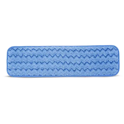 Rubbermaid HYGEN 18-in Microfiber Wet Pad, Blue Rubbermaid HYGEN 18-in Microfiber Wet Pad, Blue