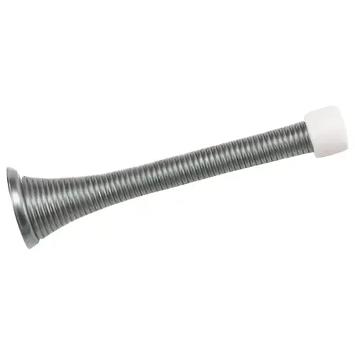 Spring Door Stop Jumbo Satin Nickel 4" - pack of 5 Spring Door Stop Jumbo Satin Nickel 4" - pack of 5