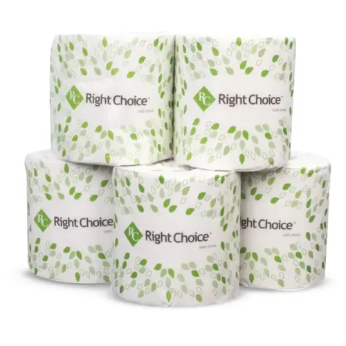Right Choice Two-Ply Toilet Tissue 96/Case - pack of 96 Right Choice Two-Ply Toilet Tissue 96/Case - pack of 96