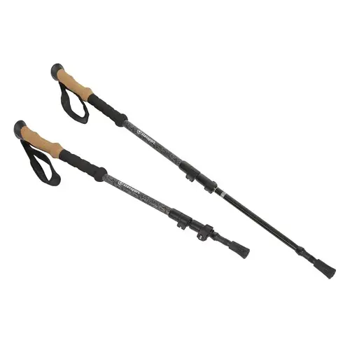 Stansport Trekking Pole, 25 to 53 in Telescoping, Aluminum, Cork-Grip Handle Stansport Trekking Pole, 25 to 53 in Telescoping, Aluminum, Cork-Grip Handle