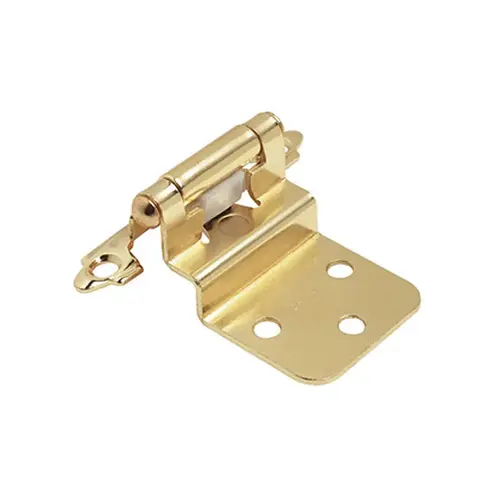 3/8" Inset Self-Closing Hinges Polished Brass 3/8" Inset Self-Closing Hinges Polished Brass
